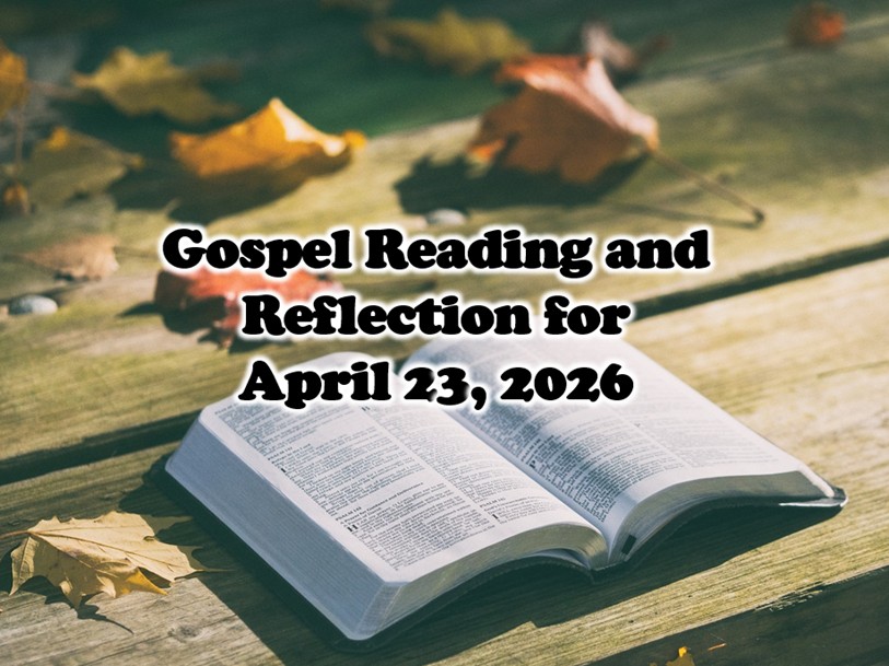 April 23 2026 Gospel Reading and Reflection - PeoPlaid